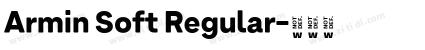 Armin Soft Regular字体转换